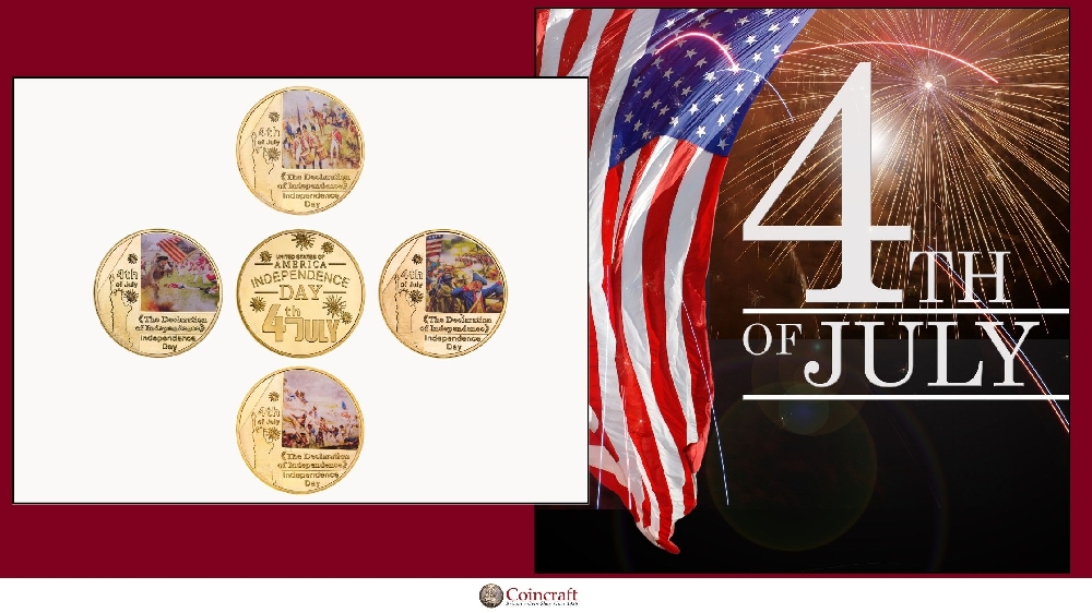 Medals Dedicated to the 4th of July (American independence) - Coincraft